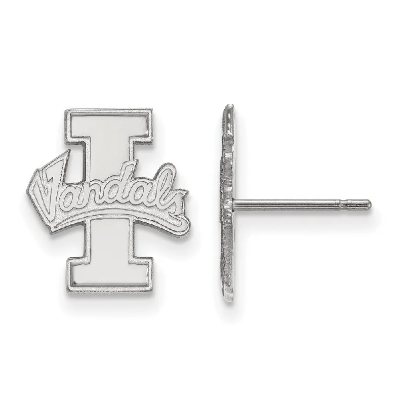 huggie hoop earrings for women -Sterling Silver University of Idaho Small Post Earrings