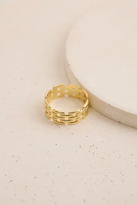 Women's rings luxe-everyday-Olivia Ring Gold