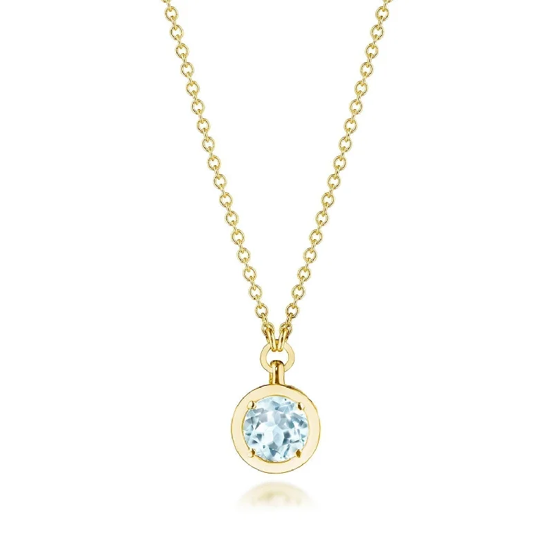 silver chain necklaces for women -TACORI Allure | Sky Blue Topaz Necklace - 0.7ct FP812RD5BTY