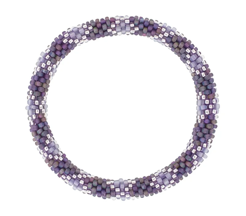 fashion cuff bangles for women -Roll-On® Bracelet <br> Purple Frost