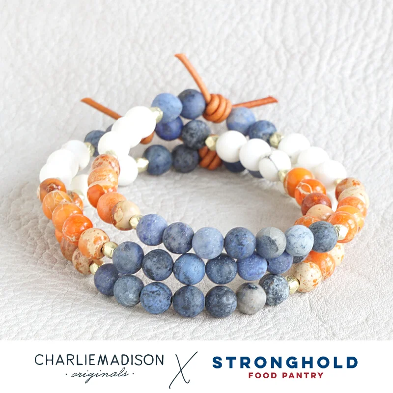 chunky bracelets for women -Stronghold Mini Bracelet | Stronghold Food Pantry X Charliemadison Collaboration