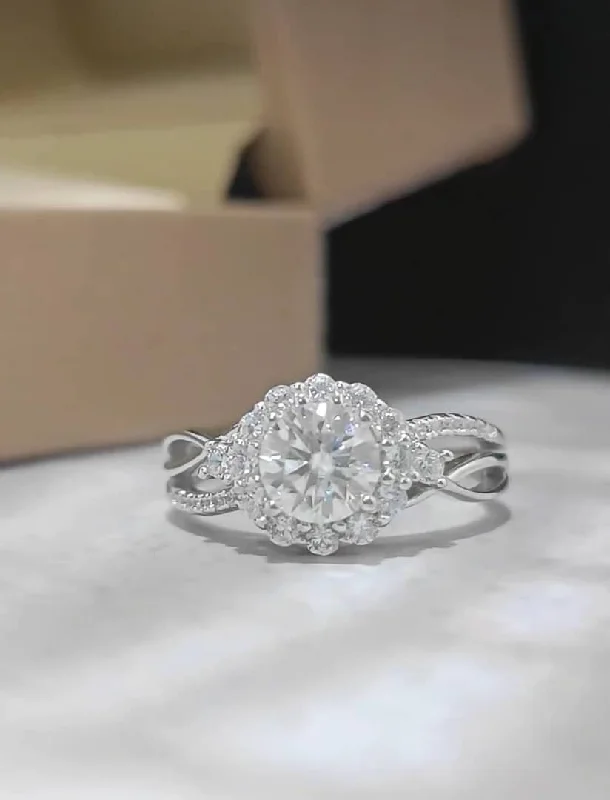 vintage-inspired engagement rings for women -Zoe Moissanite Engagement Ring