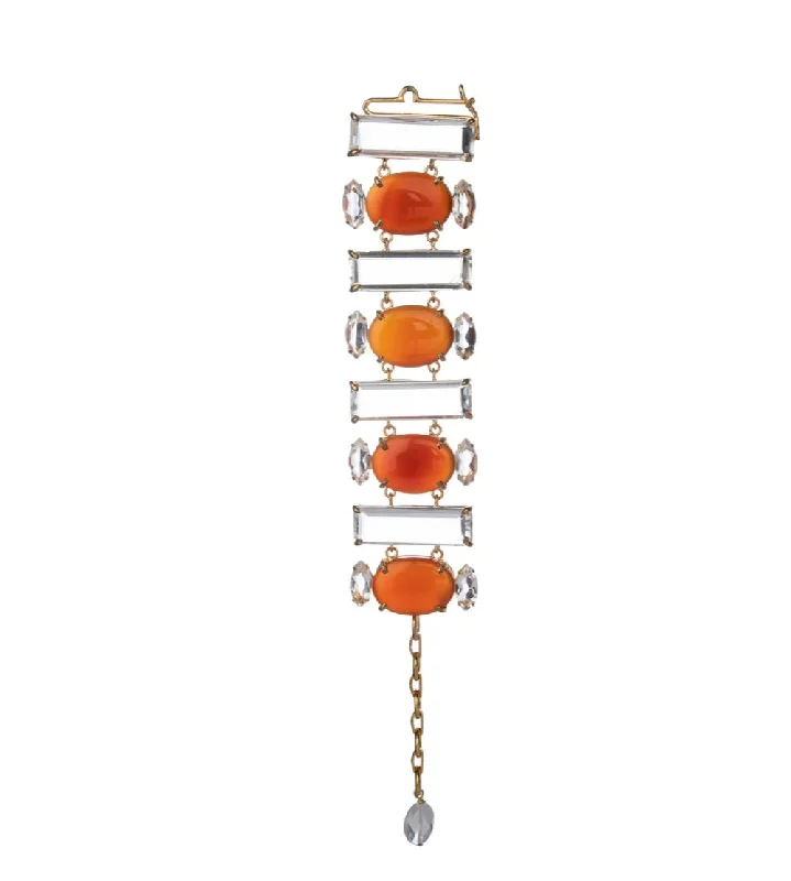 white gold bracelets for women -Carnelian Bracelet