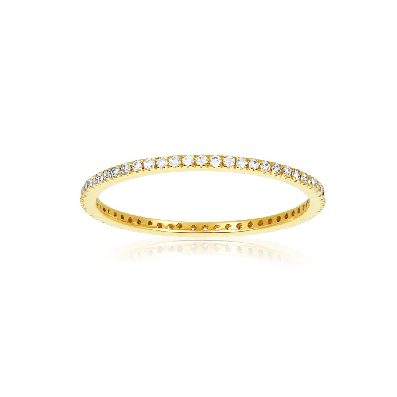 Women's rings luxe-apricot-Petite Diamond Eternity Band