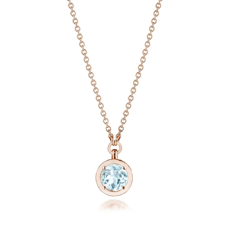 elegant pearl necklaces for women -TACORI Allure | Sky Blue Topaz Necklace - 0.7ct FP812RD5BTPK