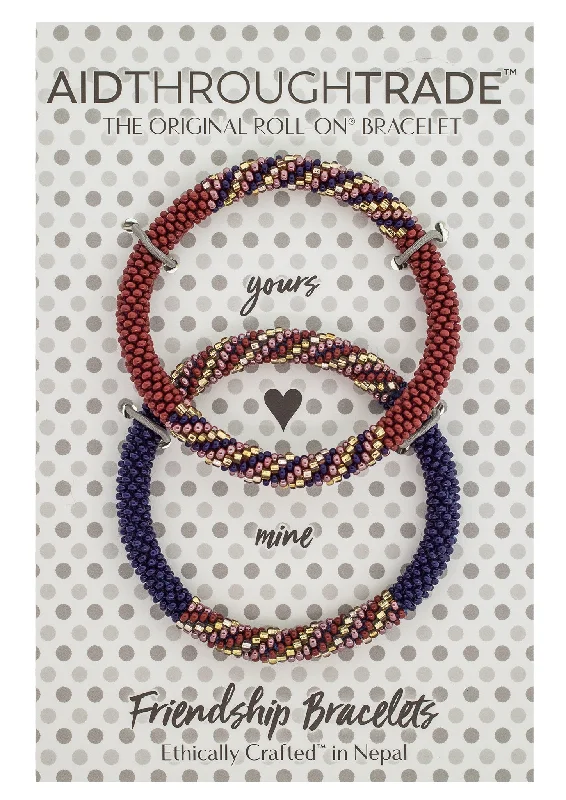 handcrafted bracelets for women -Roll-On® Friendship Bracelets <br> Earthberry