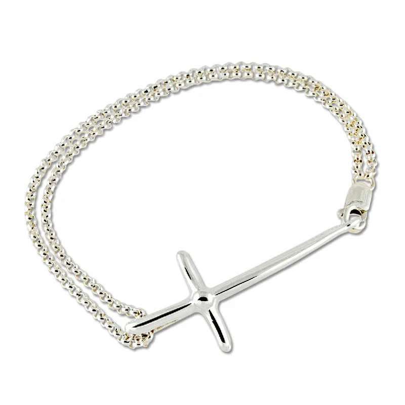 anniversary bracelets for women -Cross Bracelet