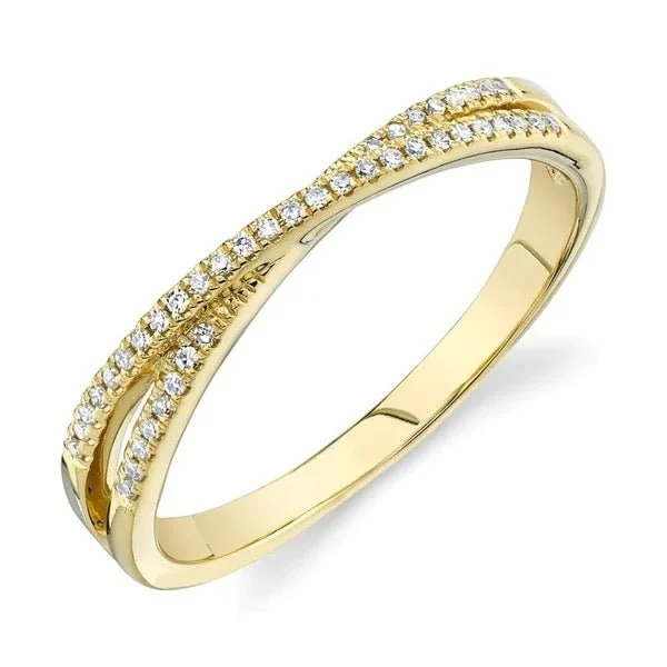 Women's rings blush-detail-Skinny Diamond X Ring