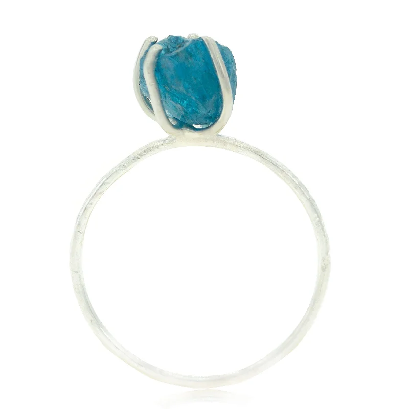 Women's rings breezy-band-Raw Apetite Gemstone Ring