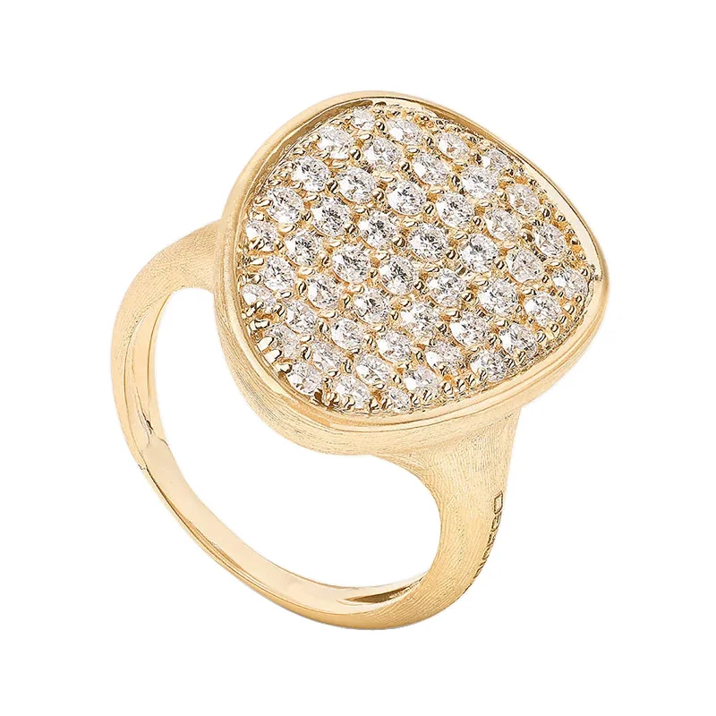 Women's rings vivid-gleam-Pavé Cocktail Ring