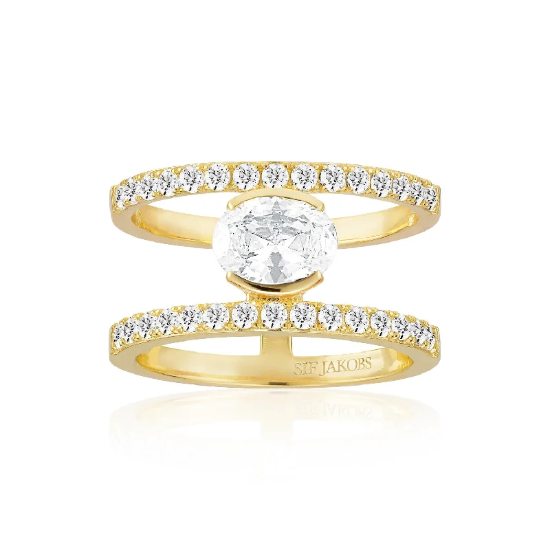 Women's rings precious-keepsake-Ring Ellisse Carezza Grande