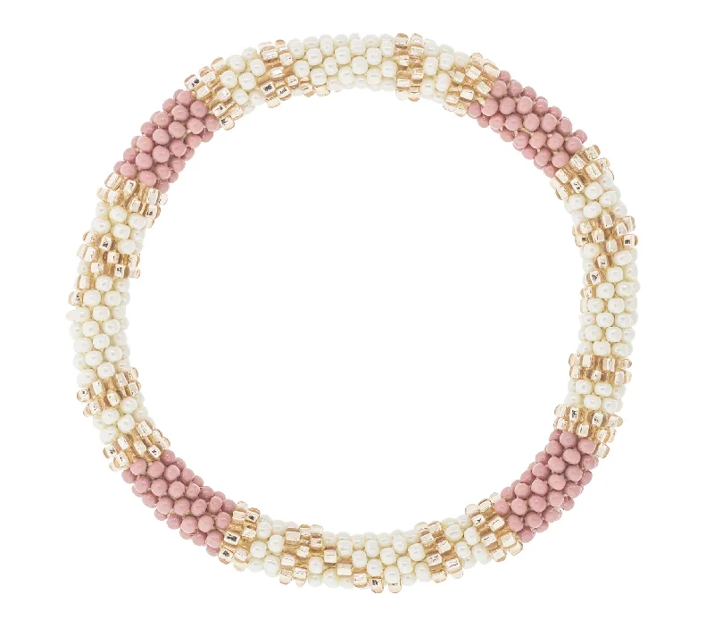 wedding gift bracelets for women -8 inch Roll-On® Bracelet <br> Desert Rose