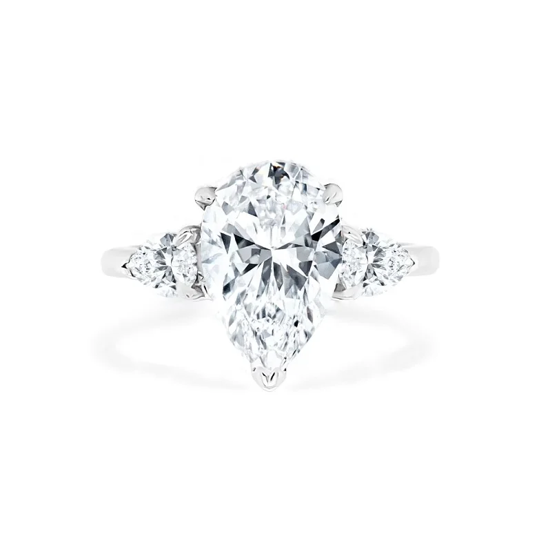 Women's rings fine-hue-LLJ Signature Triple Pear Cut