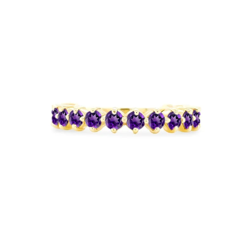 Women's rings sparkling-garnet-Amethyst Marrakesh Band