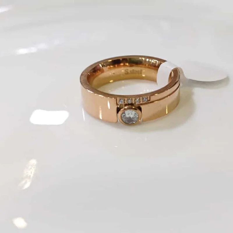 Women's rings twilight-luxe-Tarohi Jewels Rose Gold Plated Austrian Stone Rings