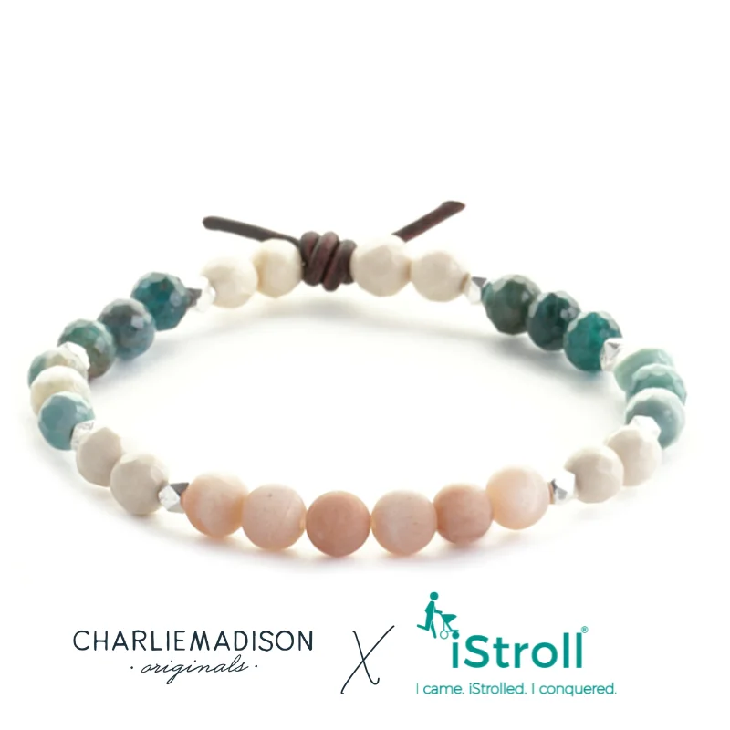 anniversary bracelets for women -Forged in Motherhood Mini Bracelet | iStroll X Charliemadison Collaboration