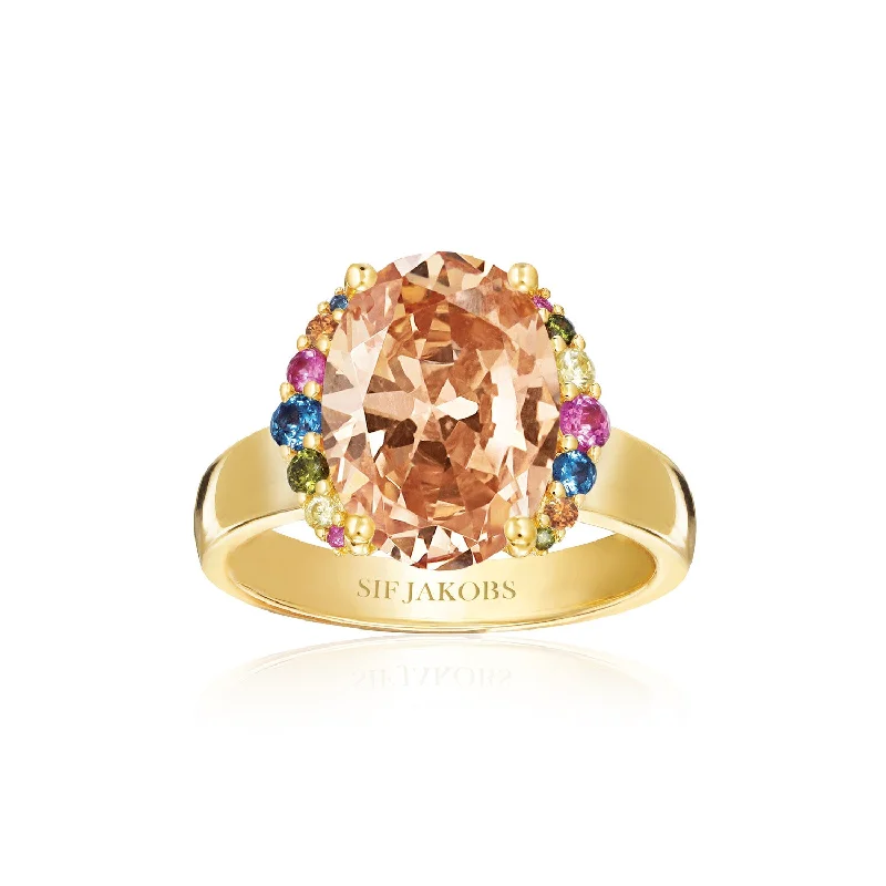 Women's rings gentle-radiance-Ellisse Grande Ring