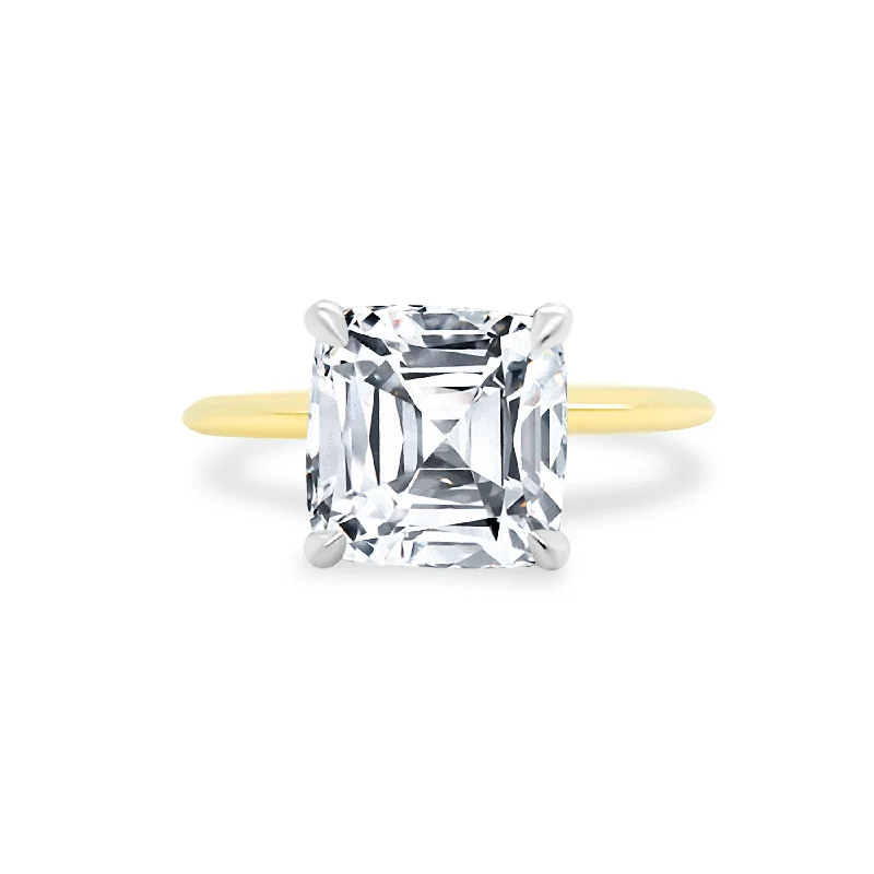 Women's rings celebratory-glint-Asscher Cut Solitaire