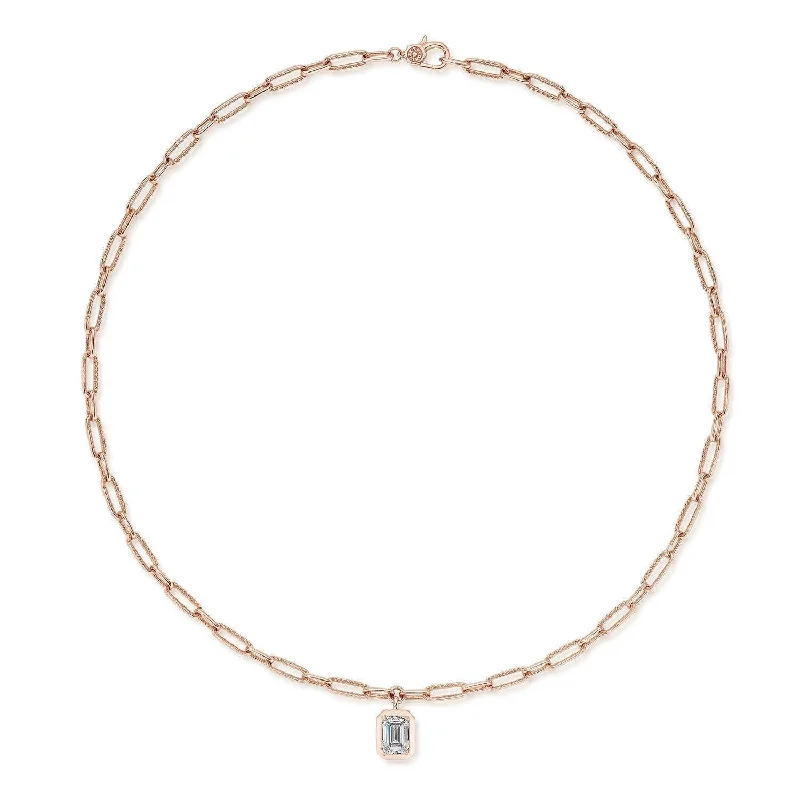 wedding necklaces for women -TACORI Allure | Petite Diamond Link Necklace - 2.04ct FP813VEC85X6LDPK