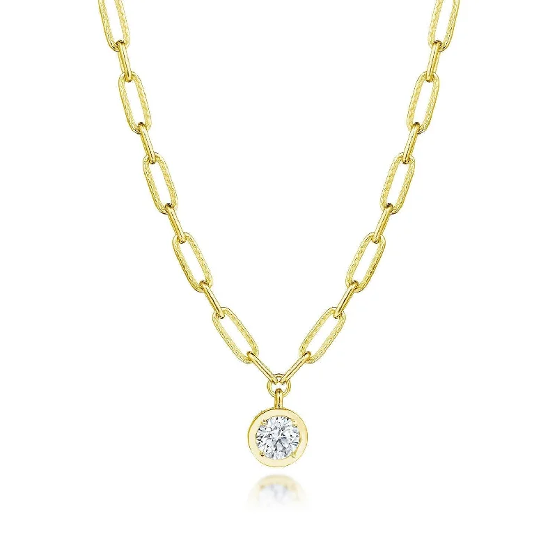 minimalist necklaces for women -TACORI Allure | Petite Diamond Link Necklace - 1.54ct FP813RD75LDY