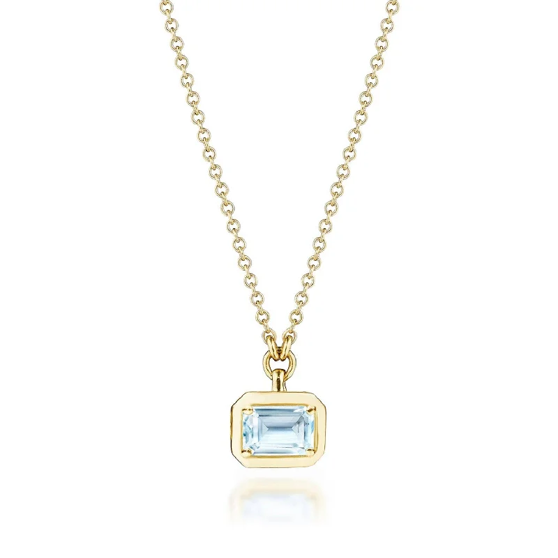 bridesmaid necklaces for women -TACORI Allure | Sky Blue Topaz Necklace - 0.7ct FP812HEC55X4BTY