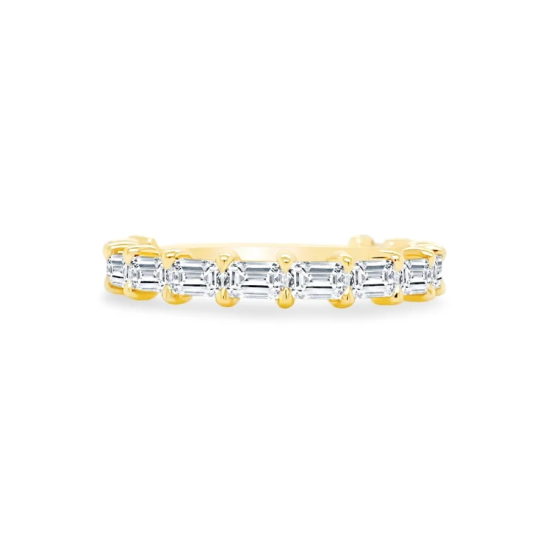 Women's rings lunar-gem-Chasing Baguette Band