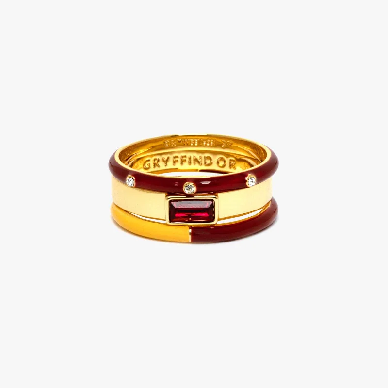 Women's rings soft-shade-Gryffindor™ 3 Ring Stack