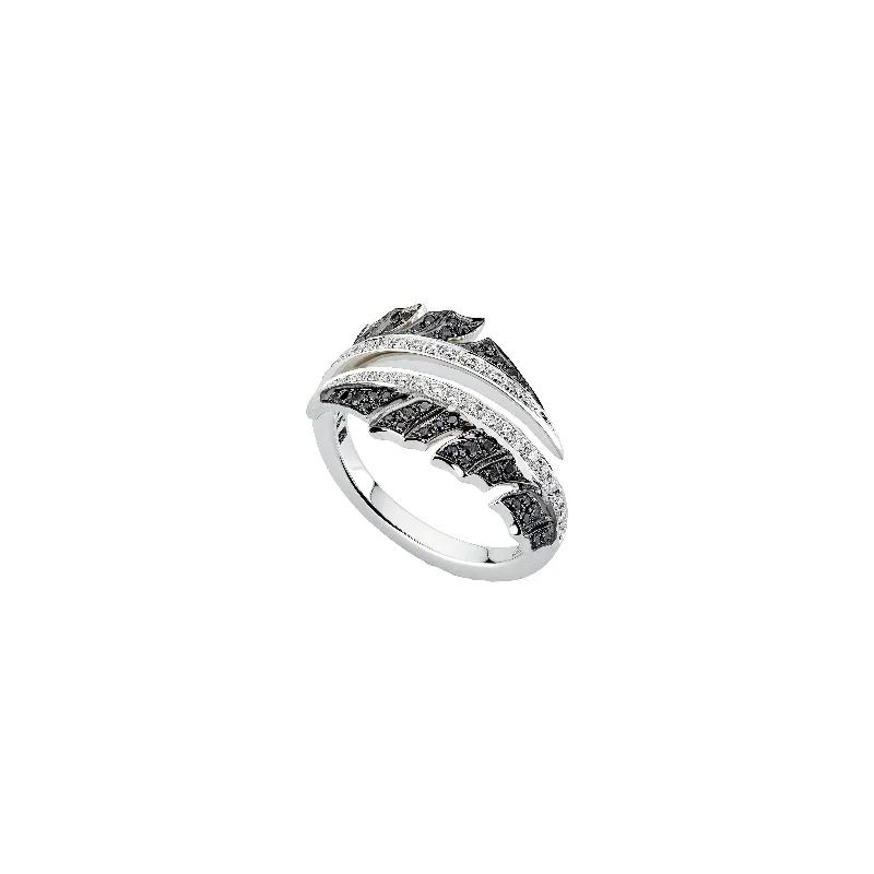 Women's rings soft-shade-Magnipheasant Plume Split Ring