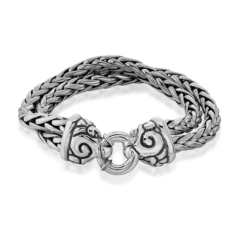 astrology bracelets for women -Double Swirl Bracelet