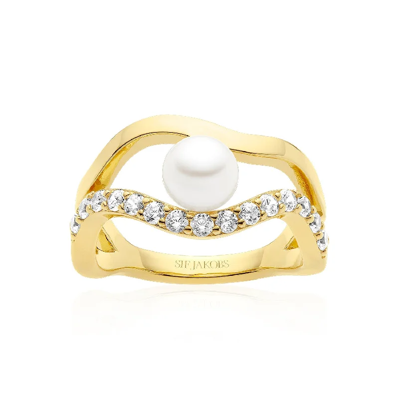 Women's rings bold-twirl-Ring Ponza