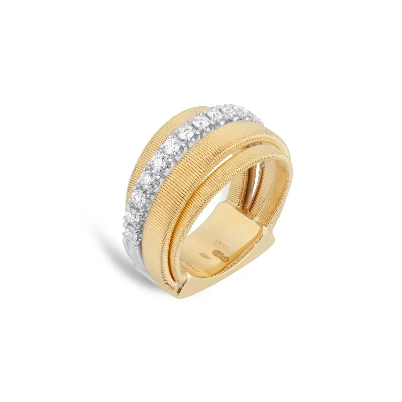 Women's rings breezy-elegance-18k Yellow Gold Masai Collection Diamond Ring