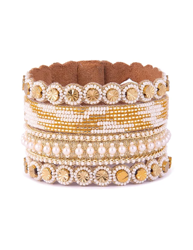 trendy silver bangles for women -Sandy Bracelet