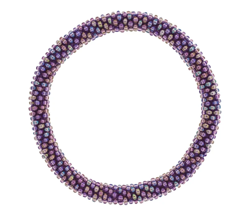 thick chain bracelets for women -Roll-On® Bracelet <br> Eggplant