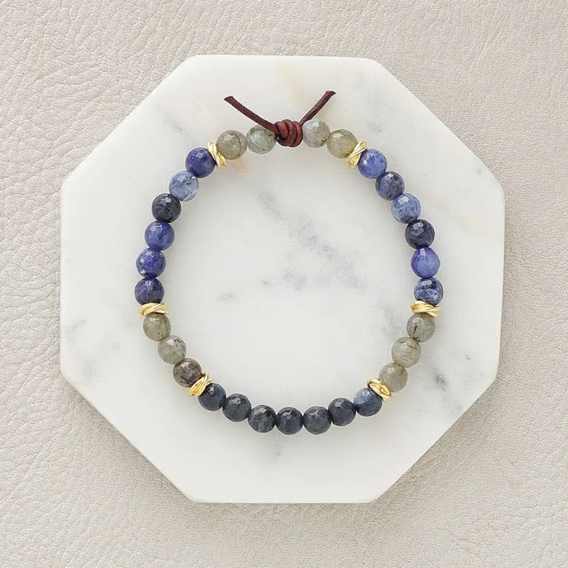 simple bracelets for women -Milspo Pride Mini Bracelet - Navy | Military Spouse Bracelet