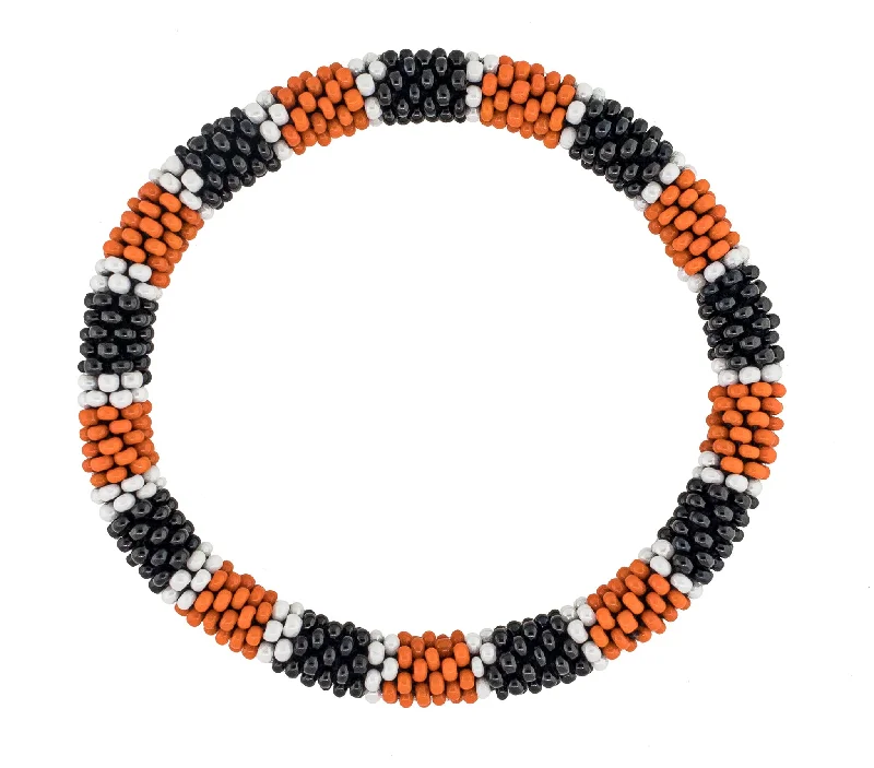 gold bracelets for women -Game Day Roll-On® Bracelet <br> Orange & Black