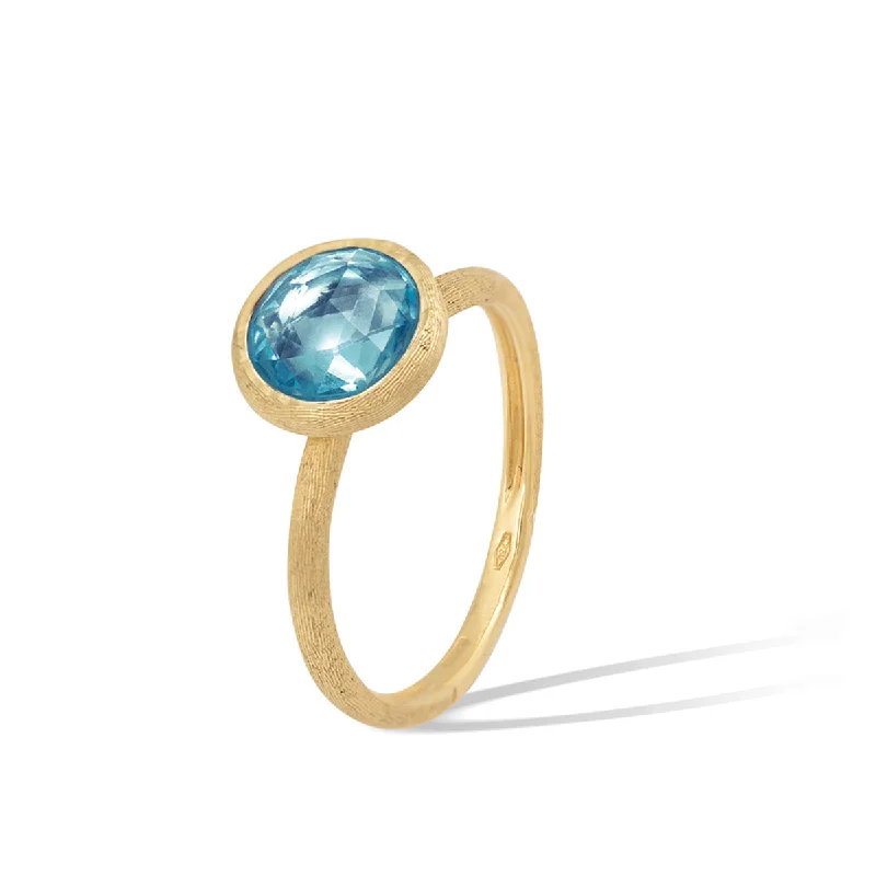 Women's rings Edwardian-glow-Jaipur Color Blue Topaz Ring