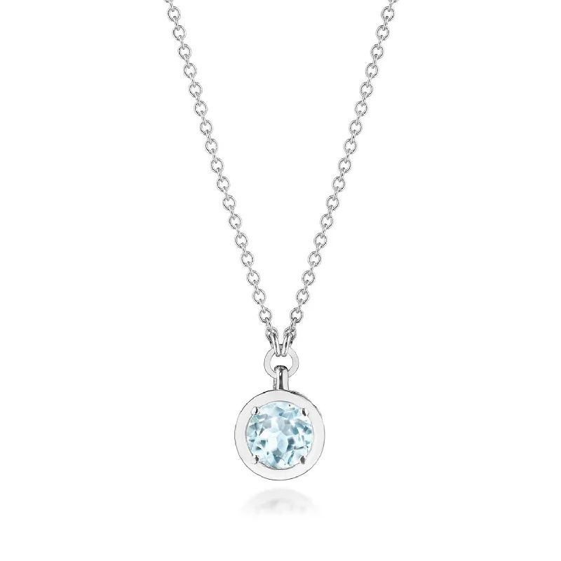 summer necklaces for women -TACORI Allure | Sky Blue Topaz Necklace - 0.7ct FP812RD5BT