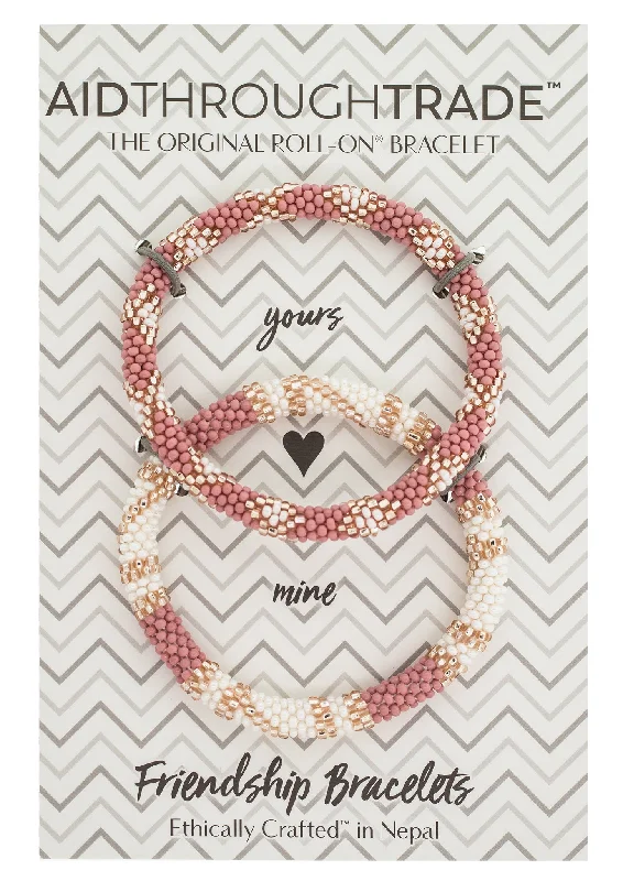 love bracelets for women -Roll-On® Friendship Bracelets <br> Desert Rose