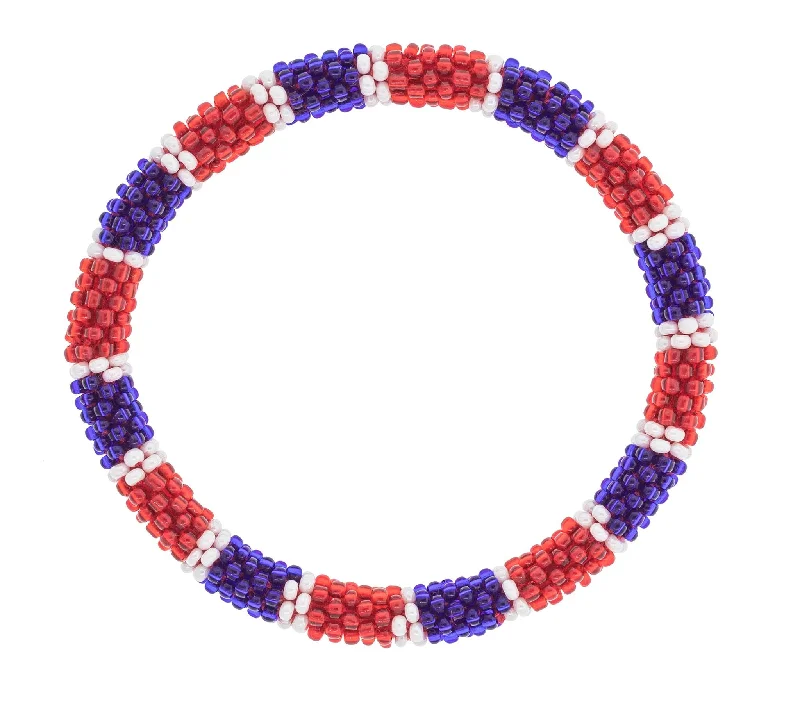 gothic bracelets for women -Game Day Roll-On® Bracelet <br> Red, White, & Blue